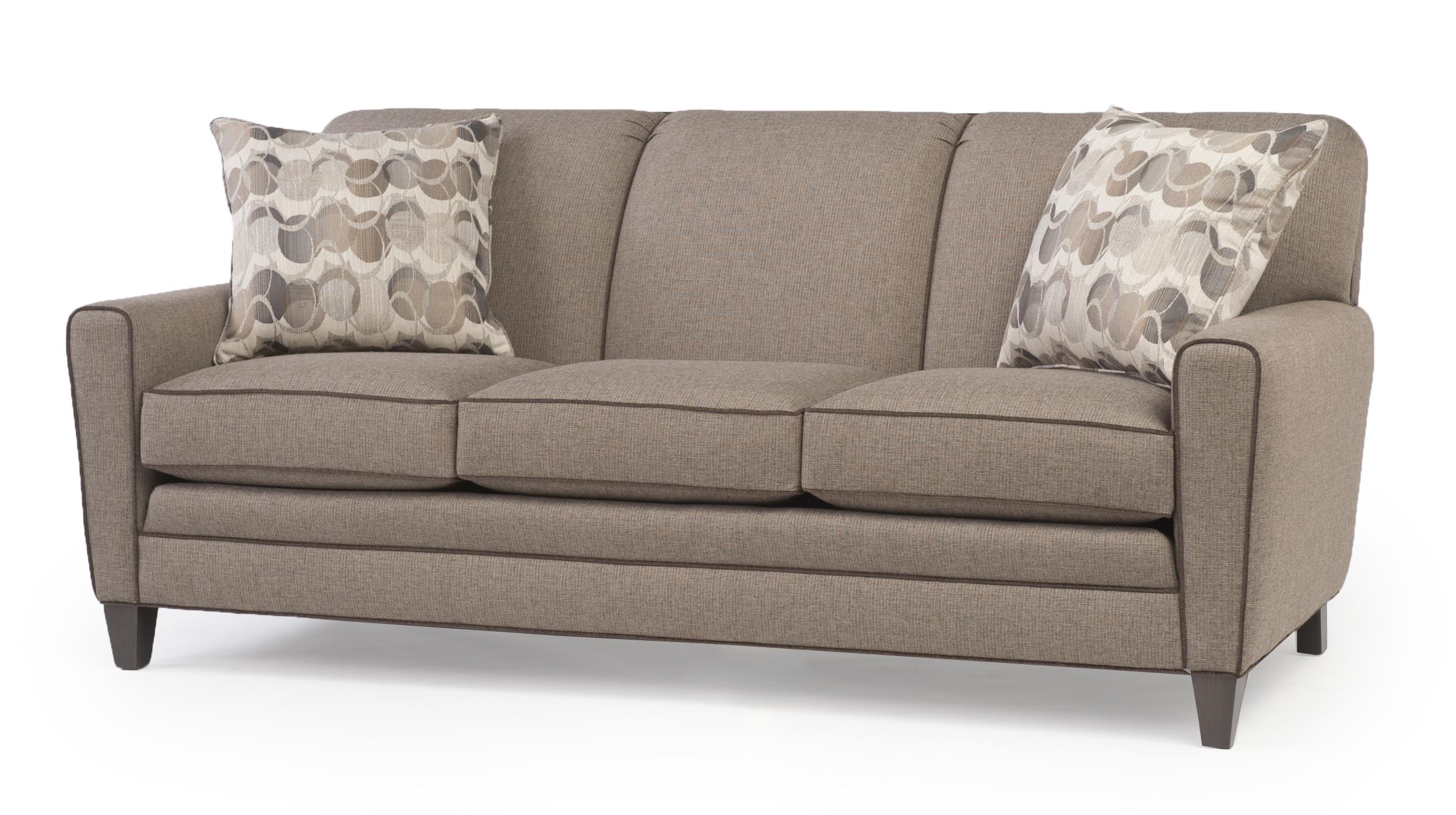 Smith Brothers 225 Sofa with Tapered Track Arms Darvin Furniture Sofas